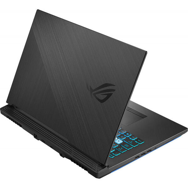 Laptop Asus ROG Strix SCAR 17 G732LWS, 17.3 inch FHD 300Hz, Intel Core i7-10875H, 16GB DDR4, 1TB SSD, GeForce RTX 2070 SUPER 8GB, Free DOS, Black