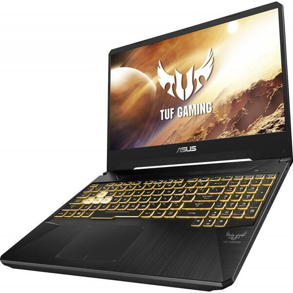 Laptop Asus Gaming TUF FX505DV, 15.6'' FHD, AMD Ryzen 5 3550H, 8GB, 512GB SSD, GeForce RTX 2060 6GB, No OS, Black