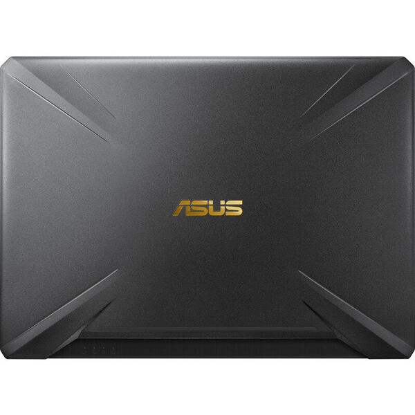 Laptop Asus Gaming TUF FX505DV, 15.6'' FHD, AMD Ryzen 5 3550H, 8GB, 512GB SSD, GeForce RTX 2060 6GB, No OS, Black