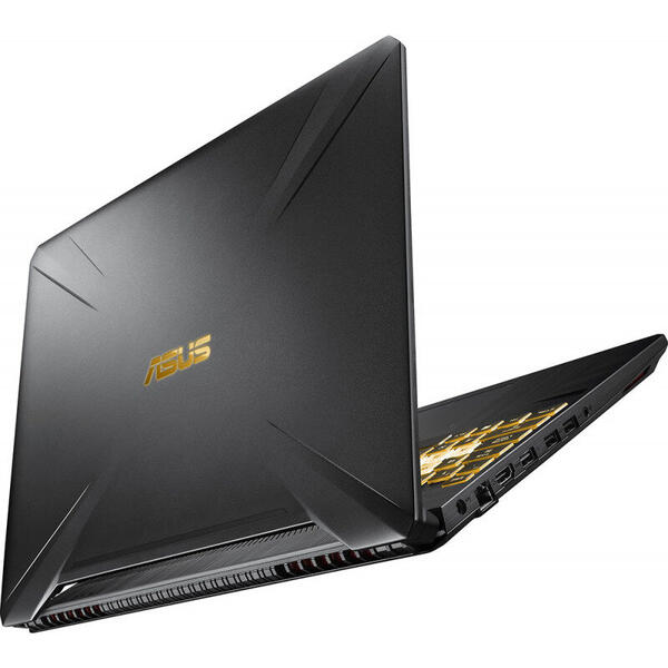 Laptop Asus Gaming TUF FX505DV, 15.6'' FHD, AMD Ryzen 5 3550H, 8GB, 512GB SSD, GeForce RTX 2060 6GB, No OS, Black