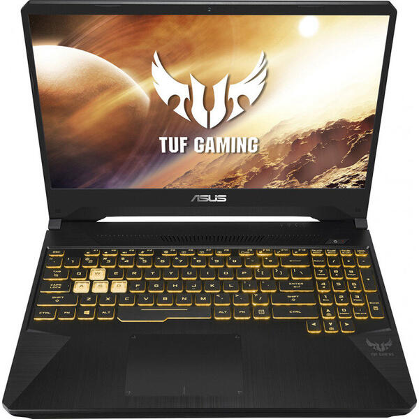 Laptop Asus Gaming TUF FX505DV, 15.6'' FHD, AMD Ryzen 5 3550H, 8GB, 512GB SSD, GeForce RTX 2060 6GB, No OS, Black
