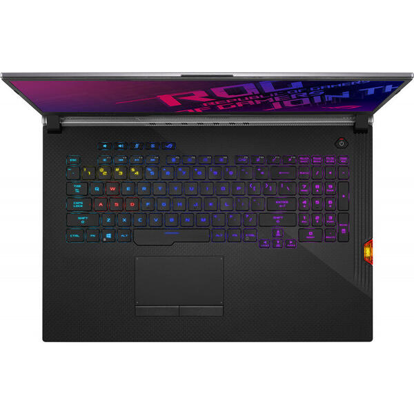 Laptop Asus Gaming ROG Strix SCAR III G731GW, 17.3'' FHD, Intel Core i9-9880H, 32GB, 1TB SSD, GeForce RTX 2070 8GB, No OS, GunMetal