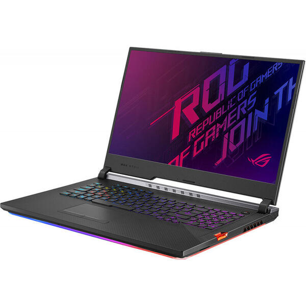 Laptop Asus Gaming ROG Strix SCAR III G731GW, 17.3'' FHD, Intel Core i9-9880H, 32GB, 1TB SSD, GeForce RTX 2070 8GB, No OS, GunMetal