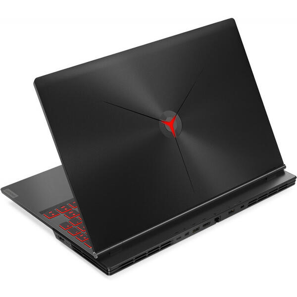 Laptop Lenovo Gaming Legion Y7000, 15.6'' FHD, Intel Core i7-9750H, 16GB, 512GB SSD + 1TB HDD, GeForce GTX 1650 4GB, FreeDos, Black