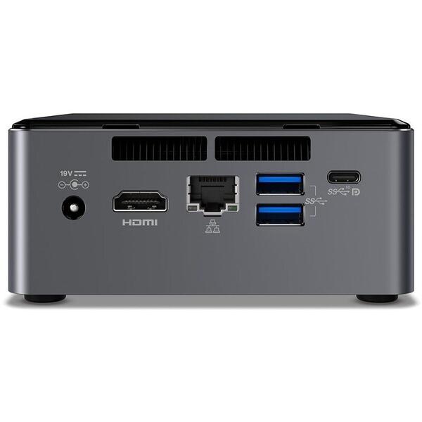 Mini PC Intel NUC NUC7i3BNH, Core i3-7100U, DDR4, M.2 SSD, HDD 2.5 inch, FreeDos