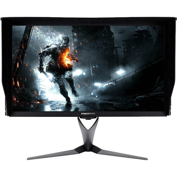 Monitor LED Acer Gaming Predator X27BMIPHZX, 27 inch 4K HDR, 4 ms, Black, G-Sync, 144 Hz