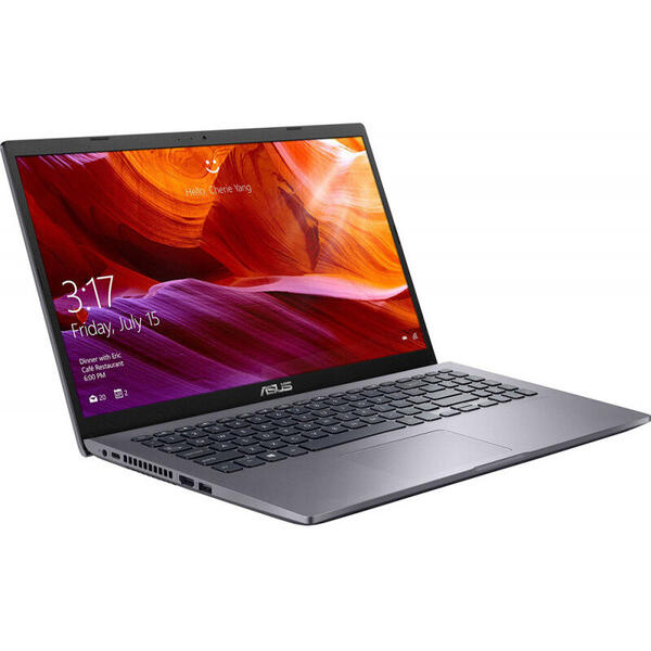 Laptop Asus X509FA, 15.6'' FHD, Intel Core i7-8565U, 8GB DDR4, 512GB SSD, GMA UHD 620, No OS, Grey
