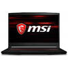 Laptop MSI Gaming GF63 Thin 9SC, 15.6'' FHD, Intel Core i7-9750H, 8GB DDR4, 512GB SSD, GeForce GTX 1650 4GB, No OS, Black