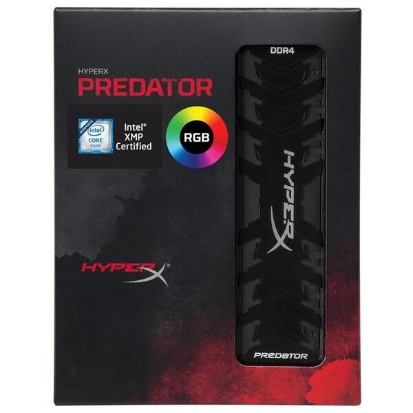 Memorie Kingston HyperX Predator RGB 16GB DDR4 3600MHz CL17 Kit Dual Channel