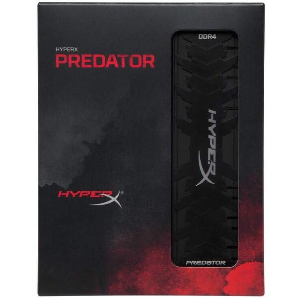 Memorie Kingston HyperX Predator Black 16GB DDR4 3600MHz CL17 1.35v Kit ​Dual Channel