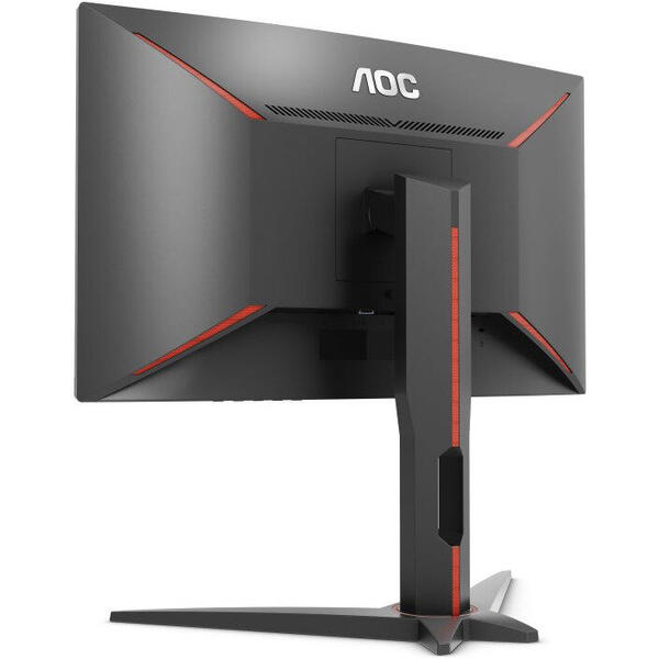 Monitor LED AOC Gaming C24G1, Curbat, 24 inch FHD, 1 ms, Black, FreeSync, 144Hz