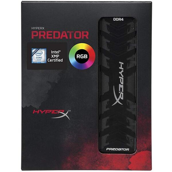 Memorie Kingston HyperX Predator RGB 16GB DDR4 4000MHz CL19 Kit Dual Channel