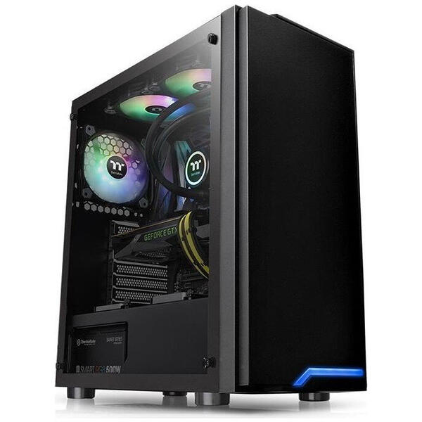 Carcasa Thermaltake H100 Tempered Glass Neagra