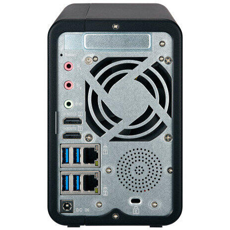 NAS Qnap TS-253B-4G, Intel Celeron Quad-Core J3455 1,5 GHz, 4 GB DDR4, 2x HDD, 2x HDMI, 5x USB 3.0, 2 x Lan