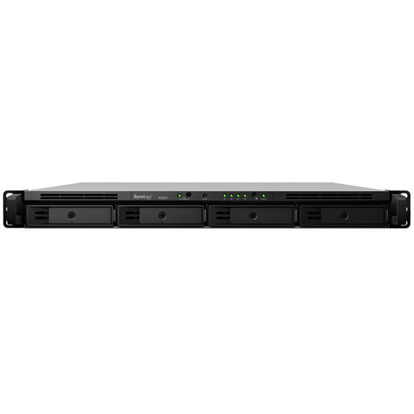 NAS Synology RackStation RS820+, Intel Atom C3538 2.1 GHz, 2GB RAM, 4x HDD, 3x USB 3.0, 1x eSATA, 4x LAN