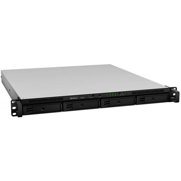 NAS Synology RackStation RS820+, Intel Atom C3538 2.1 GHz, 2GB RAM, 4x HDD, 3x USB 3.0, 1x eSATA, 4x LAN