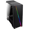 Carcasa Aerocool Cylon RGB, MiddleTower, Fara sursa, Negru