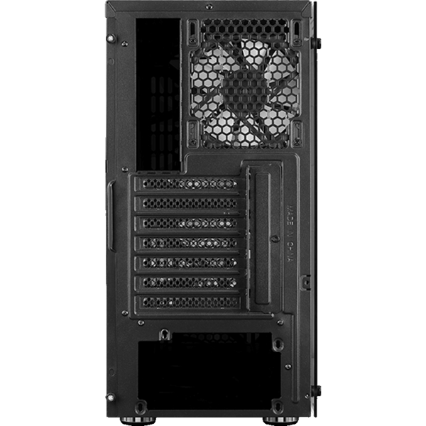 Carcasa Aerocool Python, Tempered Glass, MiddleTower, Fara sursa, Negru