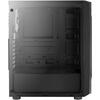 Carcasa Aerocool Sentinel TG RGB, Tempered Glass, MiddleTower, Fara sursa, Negru