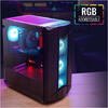 Carcasa Aerocool Sentinel TG RGB, Tempered Glass, MiddleTower, Fara sursa, Negru