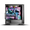 Carcasa Deepcool Matrexx 50,  Tempered Glass, MiddleTower, Fara sursa, Negru