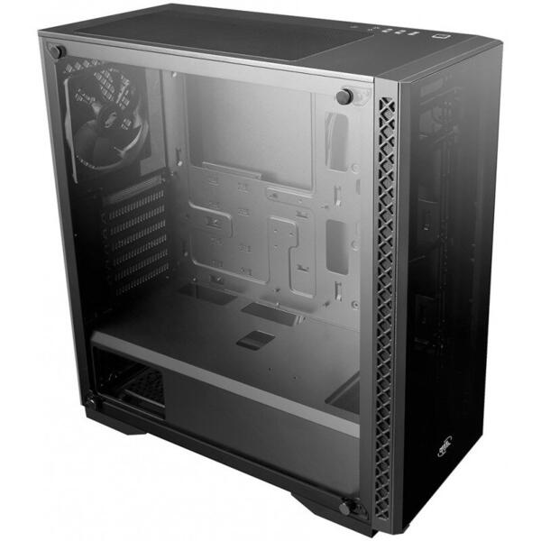 Carcasa Deepcool Matrexx 50,  Tempered Glass, MiddleTower, Fara sursa, Negru