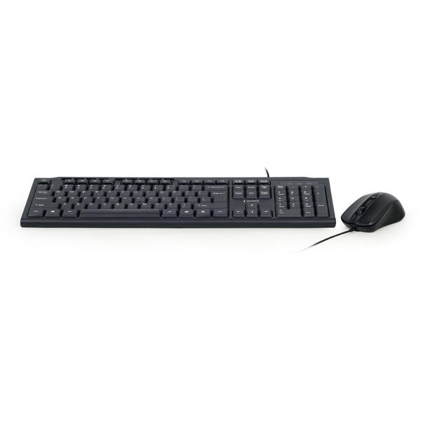 Kit Tastatura si Mouse Gembird KBS-UM-03, Black