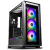 Carcasa Deepcool Matrexx 70 3F, MiddleTower, Fara sursa, Negru