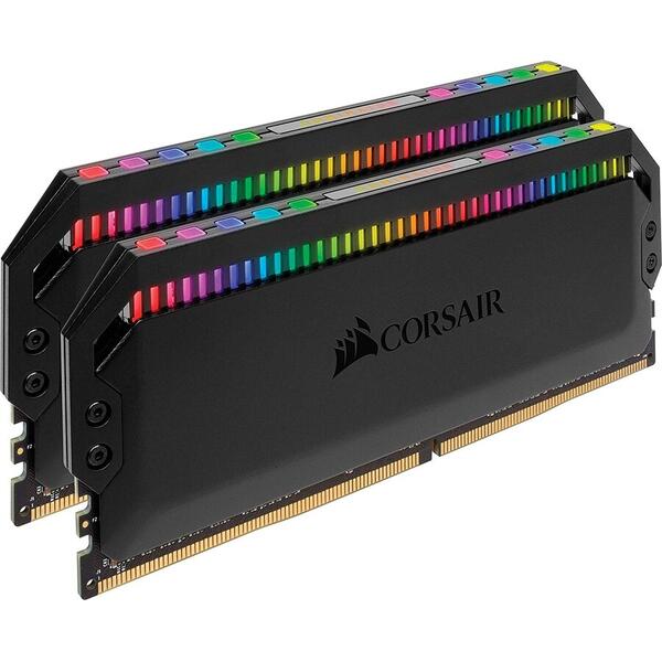 Memorie Corsair Dominator Platinum RGB 16GB, DDR4, 3200MHz, CL16, 1.35V Kit Dual Channel