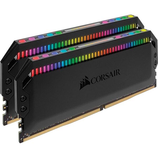 Memorie Corsair Dominator Platinum RGB 32GB, DDR4, 3000MHz, CL15, 1.35V Kit Dual Channel