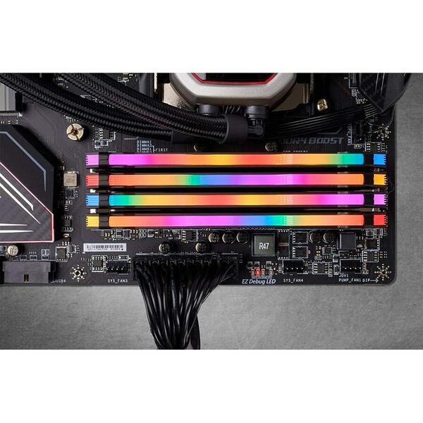 Memorie Corsair Vengeance RGB PRO 64GB DDR4 3600MHz CL18 Kit Quad Channel