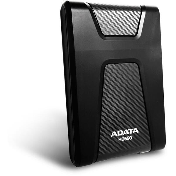 Hard Disk Extern A-DATA DashDrive Durable HD650 1TB 2.5 inch USB 3.0 black