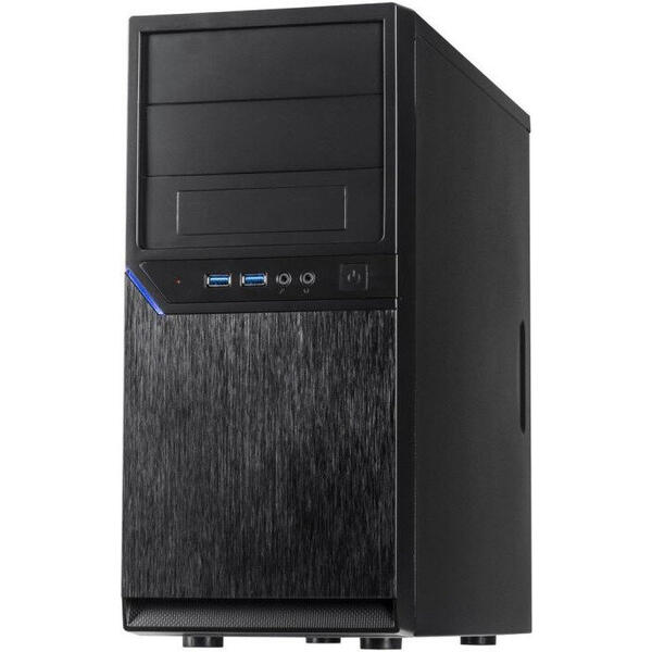 Carcasa Inter-Tech IT-6805, MiniTower, Fara sursa, Negru