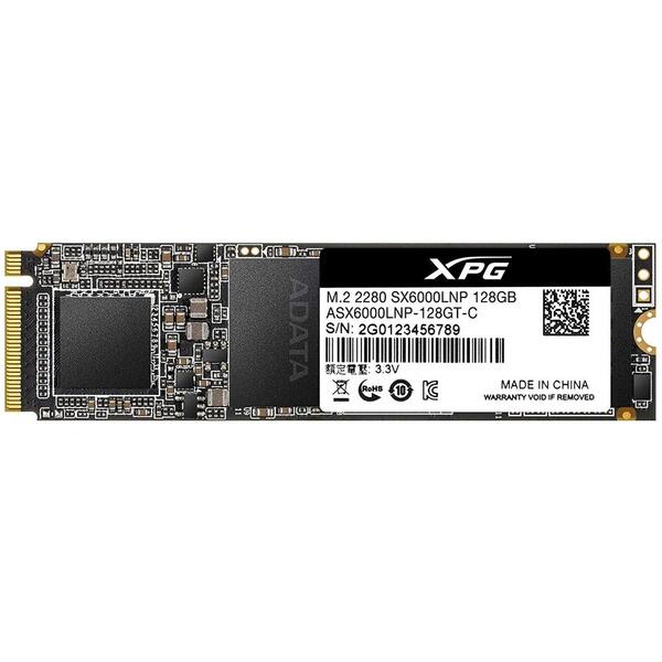 SSD A-DATA SX6000 Lite 128GB PCI Express 3.0 x4 M.2 2280