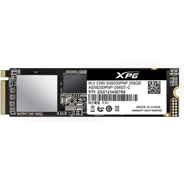 SSD A-DATA SX8200 PRO 256GB PCI Express 3.0 x4 M.2 2280