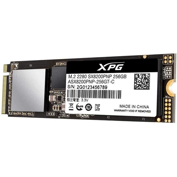 SSD A-DATA SX8200 PRO 256GB PCI Express 3.0 x4 M.2 2280