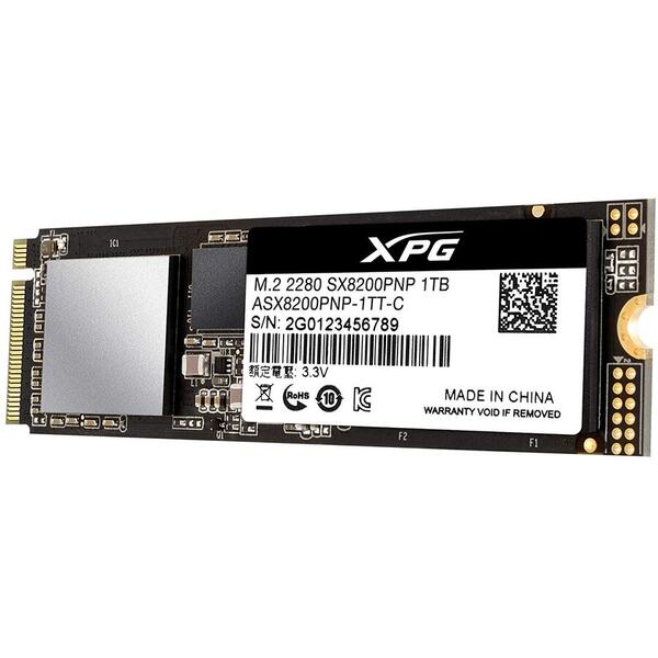 SSD A-DATA SX8200 PRO 512GB PCI Express 3.0 x4 M.2 2280