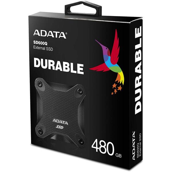 SSD A-DATA SD600Q 480GB USB 3.1 Black