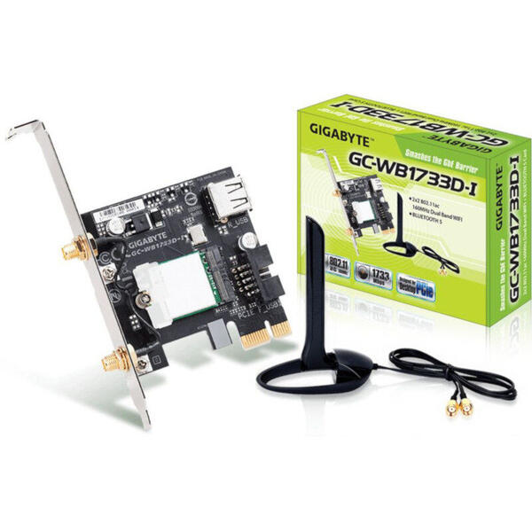 Placa de retea Wireless Gigabyte WB1733D-I Dual-Band