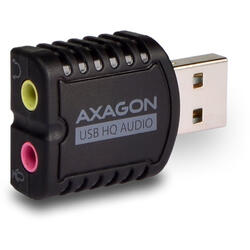 Placa de sunet AXAGON USB2.0 - Stereo HQ Audio Mini Adapter 24bit 96kHz