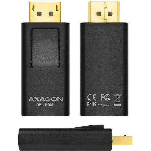 Adaptor  video AXAGON DisplayPort - HDMI Mini Adapter, FullHD