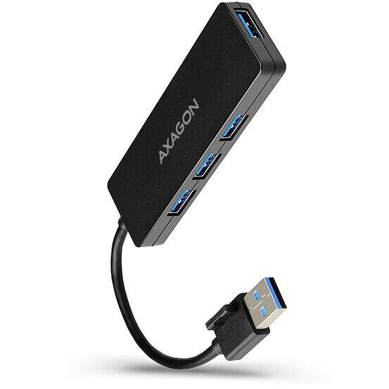 Hub USB AXAGON USB3.2, x4 SLIM