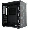 Carcasa Redragon Wideload, Tempered Glass, MiddleTower, Fara sursa, Negru