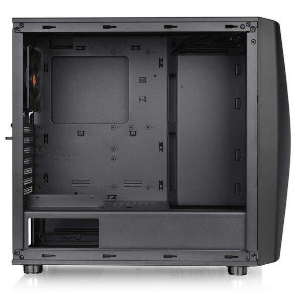 Carcasa Thermaltake Commander C34 TG ARGB, Tempered Glass, MiddleTower, Fara sursa, Negru