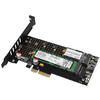 Adaptor SSD/HDD AXAGON PCI-Express 3.0 x4 la dual M.2 SSD, Active cooler