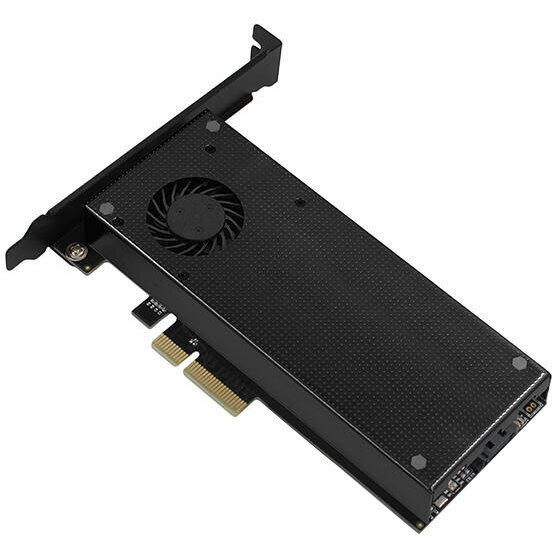 Adaptor SSD/HDD AXAGON PCI-Express 3.0 x4 la dual M.2 SSD, Active cooler