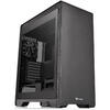 Carcasa Thermaltake S500, Tempered Glass, MiddleTower, Fara sursa, Negru