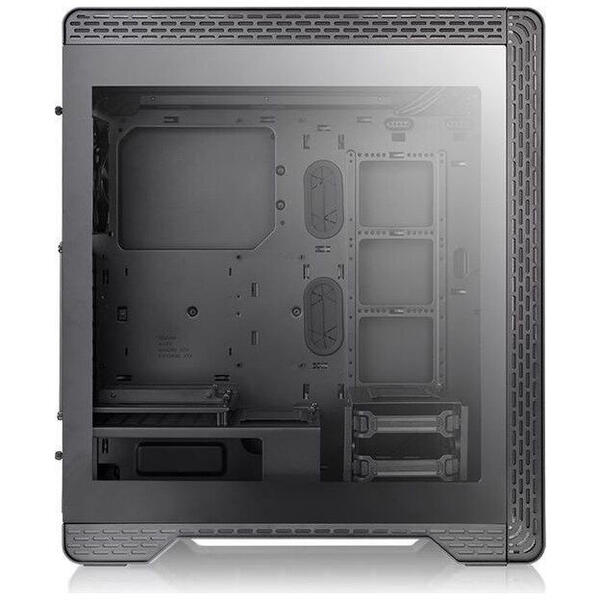 Carcasa Thermaltake S500, Tempered Glass, MiddleTower, Fara sursa, Negru