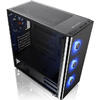 Carcasa Thermaltake V200, Tempered Glass, MiddleTower, Fara sursa, Negru