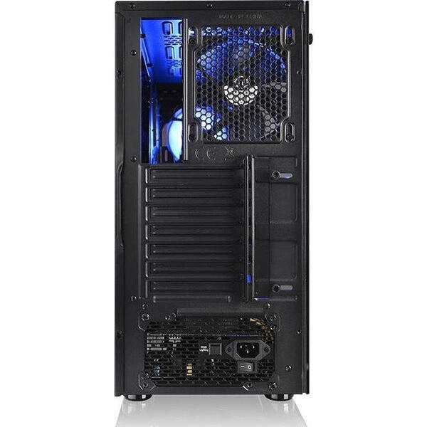 Carcasa Thermaltake Versa J22, Tempered Glass, MiddleTower, Fara sursa, Negru